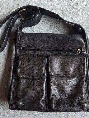 Fossil Leather Handbag